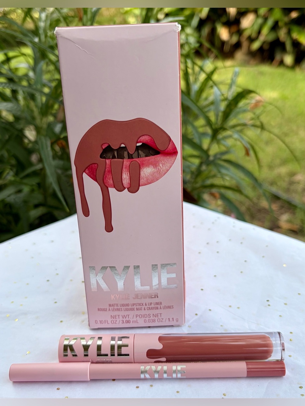 NIB KYLIE Matte Liquid Lipstick & Lip Liner - Dusty Rose